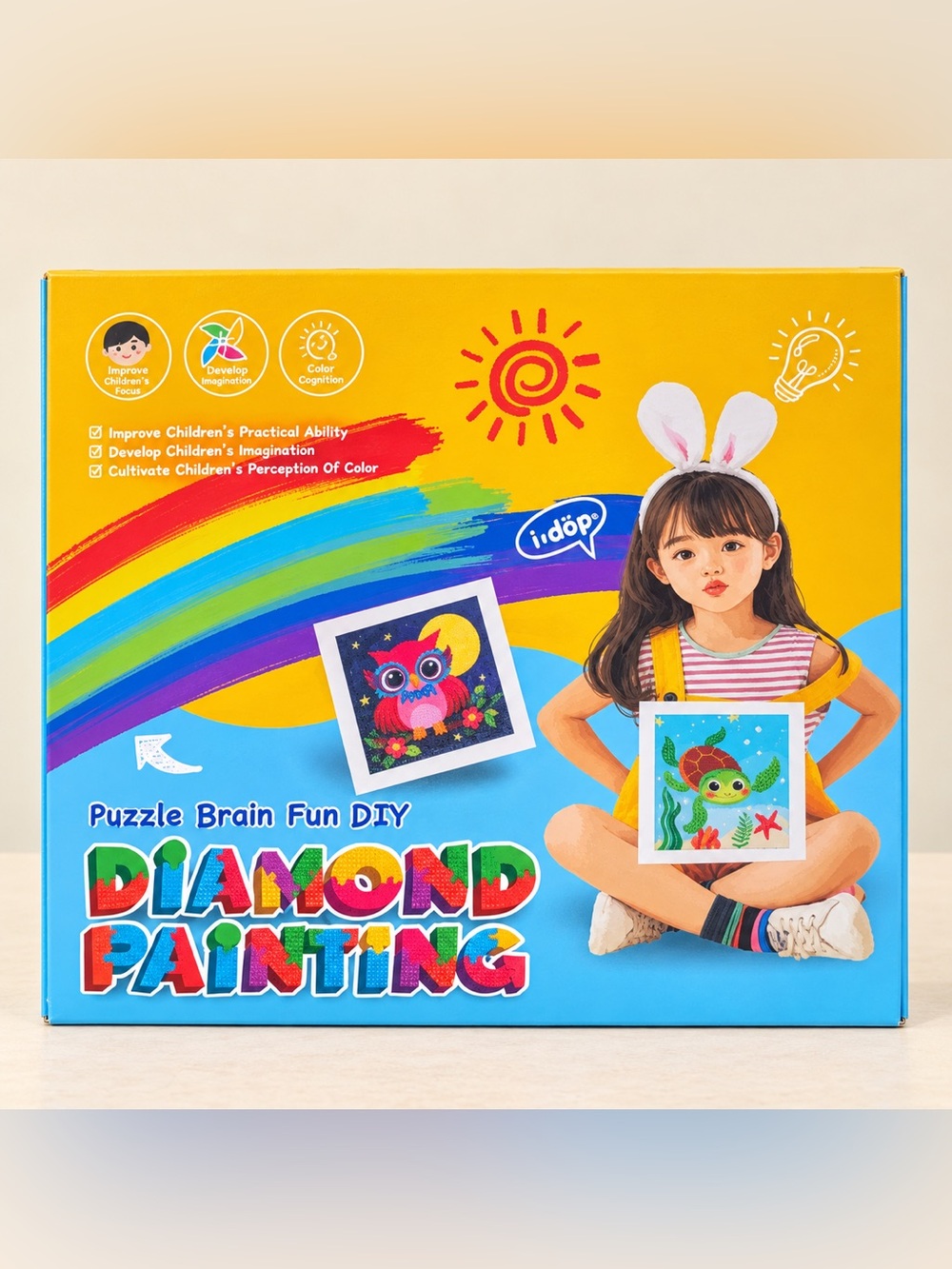 Amazon Kids Diamond Painting Kit - Disney Stitch & Angel 🌊💙🩷
